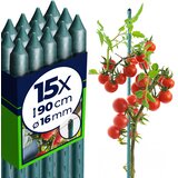 KADAX Podpora za rastline 90 cm kol za paradižnik s premazom 16 mm 15 kosov, (5000362477) | Shoptok.si