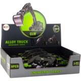  Metalni bager gusjeničar s hvataljkom 1:55 - crno/zeleni | Shoptok.si
