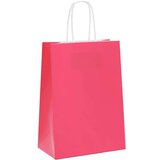  Papirnate vrećice 250 kom s ručkama ružičaste 15x8x21 cm | shoptok.hr