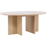 Venture Home okrugli rastezljivi blagovaonski stol Strada ⌀120 cm, izbijeljena (whitewash) | shoptok.hr