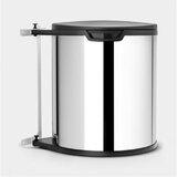 Brabantia Ugradbena željezna kanta za smeće u mat srebrnoj boji 15 l – | shoptok.hr