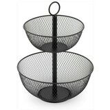 Posuda za Voće Confortime Dvostruki Metal 31 x 31 x 41 cm (4 kom.) | shoptok.hr