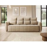 ELTAP Svjetlo smeđa baršunasti sklopiva/s prostorom za odlaganje sofa 242 cm Weltton – | shoptok.hr