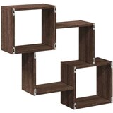 vidaXL Stenska omarica 78x18x71 cm rjavi hrast inženirski les | Shoptok.si