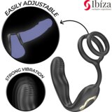 Ibiza Vibracijski Analni Čep Z ObroČkom Za Penis | Shoptok.si