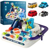  Interaktivno parkiranje s preprekama za djecu, četiri automobila | shoptok.hr