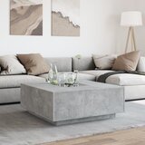  Stolić s beskonačnim LED siva boja betona 100x100x40 cm | shoptok.hr