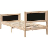  konstrukcija postelje z vzglavjem temno siva 100 x 200 cm blago, (5000084489) | Shoptok.si