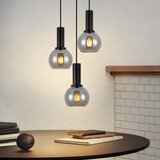 Nettlife viseča svetilka za jedilno mizo, vintage viseča steklena svetilka s 3 plameni E27, (22123029) | Shoptok.si