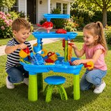  Multi-level Water Table Playground with Chair Accessories Molds 63cm Slike