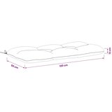  Jastučići za klupe VIANEN 2 kom. 100% poliester Plava - Plava 120 x 50 x 12 cm | shoptok.hr