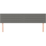  Uzglavlja tamnosiva 200x5x78/88 cm od tkanine | Eponuda.com