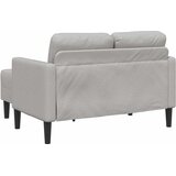 SOFA 2-sjed s ležaljkom u obliku slova L oblak siva 125 cm | shoptok.hr