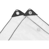  Prozirna cerada s ušicama 6x10 m polietilen | shoptok.hr