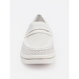 GOODIN White loafers with a thick sole | shoptok.hr