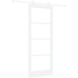  Klizna vrata ORKDAL 83 x 211 cm Masivna borovina i staklo | shoptok.hr