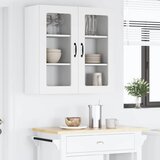  Zidni stakleni ormarić 2 pcs Bijelo 40 x 31 x 80 cm | shoptok.hr