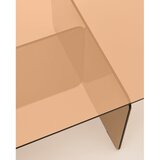 Kave Home Rjava steklena mizica 60x120 cm Zaren – | Shoptok.si