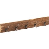 vidaXL Vješalica za hodnik s 5 kuka 100x2,5x15 cm od obnovljenog drva Cijene