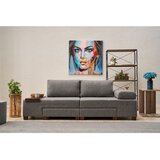 Atelier Del Sofa Perenna Linen trosed na razvlačenje 233 cm, siva | Eponuda.com