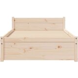  Posteljni okvir iz trdnega lesa 90x200 cm, (20644764) | Shoptok.si