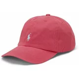 Polo Ralph Lauren Otroška bombažna bejzbolska kapa rdeča barva