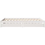  Okvir kreveta bez madraca bijeli 135 x 190 cm masivna borovina | shoptok.hr