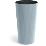 Saksija Lamia visoka 25cm sa uloškom - svetlo siva 443U