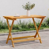 vidaXL Zložljiva vrtna miza 90x52,5x65 cm trden akacijev les Cene