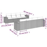 vidaXL 9-dijelni set vrtnih sofa s jastucima bež od poliratana | shoptok.hr