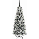 vidaXL Umjetno božićno drvce s stalakom Bijelo 63 x 63 x 150 cm | shoptok.hr