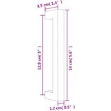  Ručke za ormarić 20 kom brončane 128 mm od nehrđajućeg čelika | shoptok.hr