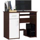 AKORD JAY DESK 90 cm WENGE / WHITE, (21702495) Cene