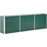 Furnova Visoka greda pocinkano jeklo 240x40x77 cm zelena, (21920733) | Shoptok.si