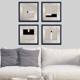 Wallity CAM1868903707 multicolor decorative framed painting (4 pieces) | ePonuda.com