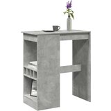 vidaXL Barski stol s držačima boja betona 90x47,5x103,5 cm drveni Cijene