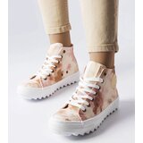 Big Star Beige Patterned Sneakers Cene