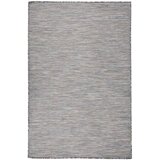 Vanjski tepih ravnog tkanja 120 x 170 cm smeđe-plava | shoptok.hr