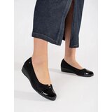 GOODIN Black shoes with a patent toe | shoptok.hr