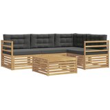 vidaXL Zunanja garnitura za sedenje z blazino 5 pcs, (5000281770) | Shoptok.si