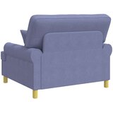 XXL fotelja s jastucima Traper plava Tkanina | shoptok.hr