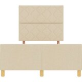 vidaXL postelja krem 120x200 cm tkanina, (22052883) | Shoptok.si