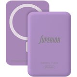  Power bank MagSafe Superior 15W 10000 mAh ljubicasti Cene