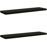  Jastučići za klupe - 2 dijela VUGHT 2 kom. 100% poliester Crna - Crna (poliester) 180 x 50 cm 2 | shoptok.hr