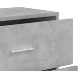  Komoda 3 kom siva boja betona 60x31x84 cm konstruiranog drva | shoptok.hr