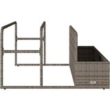  Plovak za bazen Siva 110x100x57 cm Poli ratan | Eponuda.com