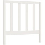  Uzglavlje za krevet bijelo 95 x 4 x 100 cm od masivne borovine | Eponuda.com