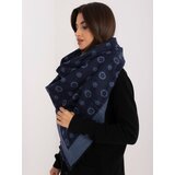 Fashion Hunters Dark blue women's wool scarf Cene