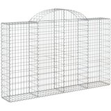  Gabionska košara s lukom 200x30x120/140 cm pocinčano željezo | shoptok.hr