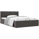 Furnova Dvižni posteljni okvir temno sivo blago 140x200 cm, (21939978) | Shoptok.si
